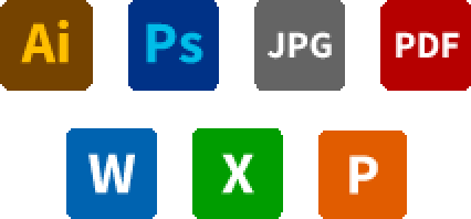 受付可能データ形式